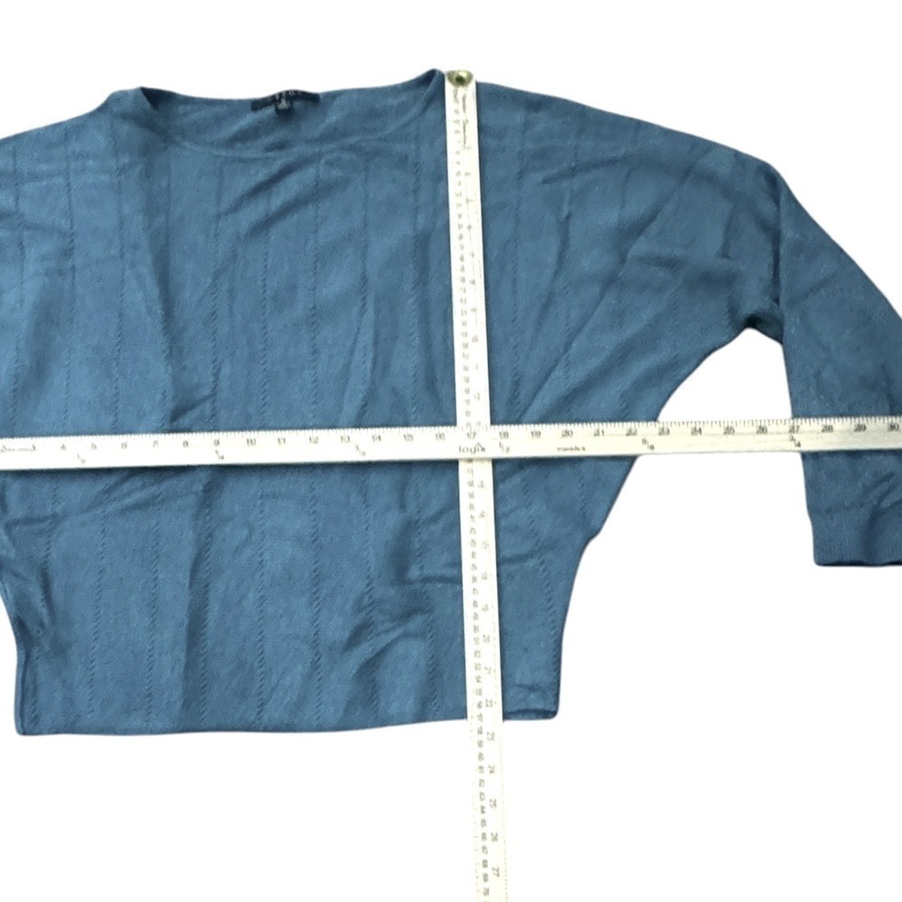 EUC Teal Knit Sweater batwing beauty soft and comfy oversized Med Anthropologie - Picture 3 of 7